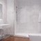 Anzzi Veil 74 in. x 34 in. Frameless Glass Shower Screen Shower Door in Brushed Nickel SD-AZFL06001BN - alternate 1